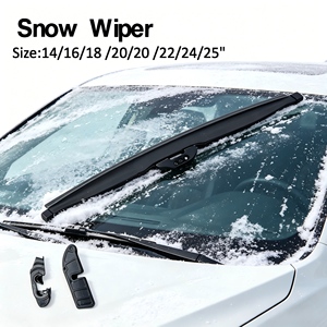 Balais d'essuie-<span class=keywords><strong>glace</strong></span> toutes saisons résistants à la neige, plusieurs tailles 14/16/18/20/22/24/25 pouces, pour berlines et SUV - Product Image 1
