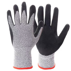 Gants de sécurité Construction Niveau C Gants enduits de sable en <span class=keywords><strong>latex</strong></span> Gants de travail anti-coupure avec une qualité durable Confortable imprégné - Product Image 2