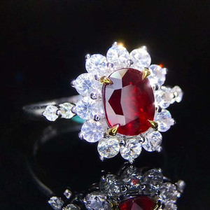 SGARIT-anillo de compromiso de oro de 18K, joyería personalizada, para boda, 1,52 CT, Paloma, sangre, rojo, sin calefacción, Gema de rubí Natural, joyería de piedra - Product Image 4