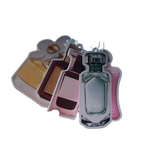 Désodorisant de Haute Qualité en Papier Coton pour Voiture, Forme Personnalisée, Motif Imprimé, Nouveau Parfum pour Aromathérapie Automobile - Product Image 1