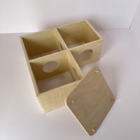 Homfun — labyrinthe de maison de Hamster en bois, personnalisé, jouets d'apprentissage en Tunnel pour les oiseaux, les souris