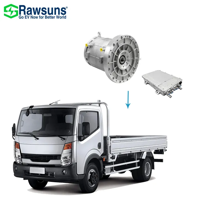 Набор для электромобиля Rawsun RSTM262D1 80 кВт для электрогрузовика 5T, комплект для электромобиля с электроавтобусом, полный Тяговый двигатель