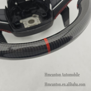 Nuevo Volante de Cuero y Fibra de Carbono para Modelos Audi A3 A4 A4L A5 A7L A8 5 7 B9 A6 R8 - Product Image 2