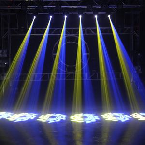 Aicpose 30W Mini Sharpy Beam Moving Head Light RGBW Luces de Escenario Foco Móvil - Product Image 6