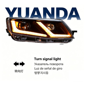 Faro LED per Skoda <span class=keywords><strong>Octavia</strong></span> A7 2015-2017, Lente Doppia-L con DRL, Aggiornamento Retrofit 12V per Faro Anteriore - Product Image 4