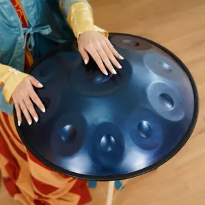 Nhà Máy giá tốt nhất nhạc cụ 9 ghi chú 10 ghi chú Tay Pan màu sắc khác nhau handpan với phụ kiện