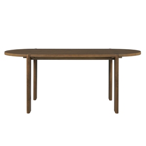 <span class=keywords><strong>Tavolo</strong></span> con Base in <span class=keywords><strong>Legno</strong></span>, <span class=keywords><strong>Tavolo</strong></span> da Pranzo Ovale Lungo Stile Mid-Century per Casa, Sala da Pranzo, Ristorante, <span class=keywords><strong>Noce</strong></span> - Product Image 4