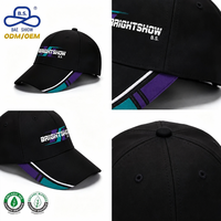 Gorras de Béisbol con Visera Curva, Estilo Deportivo Vintage, con Bloques de Color, para Actividades al Aire Libre y Casuales, con Logotipo Personalizado para Hombre