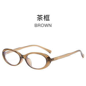 Montures de lunettes œil-de-chat grises, monture complète, anti-lumière bleue, légères, pour femmes, en TR90 - Product Image 5