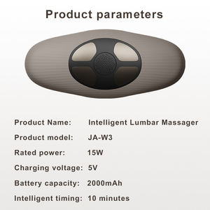 Portabilitas intensitas dapat diatur elektrik portabel getaran punggung bawah pemijat traksi pinggang panas pemijat getaran - Product Image 6