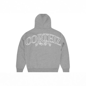 Black Full <b>Zip</b> <b>Hooded</b> Sweatshirt Men's Regular Fit Hoodie Raw Seam Washed Streetwear Winter Silk Screen Printing OEM Custom Logo - Product Image 3