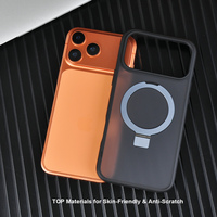 Casing HP TPU PC Custom Grosir, Casing Transparan Magnetik untuk iPhone 17 18 16 15 14 13 12 11 Pro Max