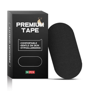 30 pièces de patchs noirs hypoallergéniques sans latex certifiés CE, <span class=keywords><strong>anti</strong></span>-ronflement, bandes respiratoires pour dormir, ruban adhésif buccal pour dormir - Product Image 1