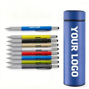 Bolígrafo Metálico Personalizable LC630 con Escala en cm/pulgadas y Función de Nivel de Agua, Regalo Promocional, Bolígrafo de Ingeniería Personalizado - Product Image 1