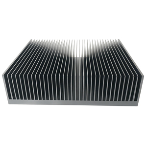 Dissipatore di Calore <span class=keywords><strong>in</strong></span> <span class=keywords><strong>Alluminio</strong></span> Estruso ad Alta Potenza 220(L)*59(A)*180(P)mm Anodizzato Nero per Inverter IGBT - Product Image 3