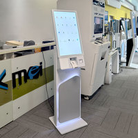 Kiosco de Autoservicio de 27 Pulgadas para Cafetería con Conexión Wifi, Kiosco para Cafetería