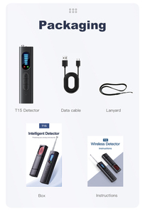เครื่องตรวจจับสัญญาณป้องกันการดักฟังแบบไร้สาย GPS กล้องวงจรปิด เครื่องตรวจจับสัญญาณป้องกันการตรวจจับ GPS อุปกรณ์ดักฟังแบบไร้สาย - Product Image 4