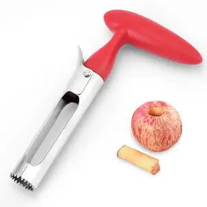 Пользовательский логотип, креативные полезные кухонные приспособления, нержавеющая сталь, фрукты, нож для чистки Яблоков, нож для резки, инструмент для удаления