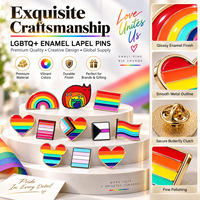 Regenbogen-Pride Anstecknadeln für Hüte, Jacken, Taschen, Events, Markenpromotionen, Firmengeschenke, Großhandel, LGBTQ+ Emaille-Pins