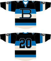 Maillot de hockey sur glace personnalisé pour gardien de but, coupe ajustée, respirant, en polyester haute performance pour compétitions intenses