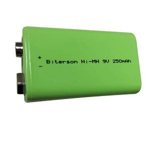 OEM Заводская пользовательская перезаряжаемая батарея 9 В Ni-MH 250 мАч 250 мАч никель-металлогидридная батарея - Product Image 3