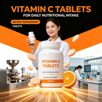 Comprimés de vitamine C pour adultes, complément alimentaire naturel pour une nutrition quotidienne, sans conservateurs