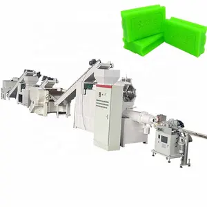 Popular Designed 1-2TON/H Solid Laundry Soap Production Equipment Hotel Bathing Soap Making Equipment