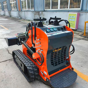 Penggunaan rumah roda/Crawler pemuat bensin/mesin Diesel Joystick hidrolik operasi Mini selip Steer <span class=keywords><strong>Loader</strong></span> dengan lampiran - Product Image 4