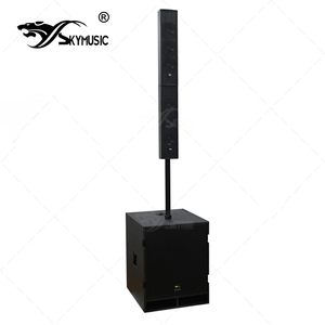 Sistema de <span class=keywords><strong>Altavoces</strong></span> de Columna DSP Amplificado AL453+SUB905, Amplia Dispersión, Columna PA Activa Todo en Uno con Subwoofer de 15 Pulgadas para Escenario - Product Image 1