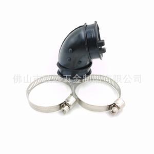 Ensemble de tuyaux pour lave-vaisselle W10445975, 3/4 pouces, en plastique noir avec deux clips élastiques pour tuyaux de plomberie - Product Image 4