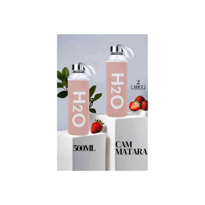Cam Matara 2 Li SET Pembe 750 ML Missana Design 719165