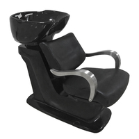 Station de lavage des cheveux portable, chaise pour shampooing et shampoing