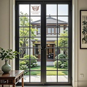 Cửa sổ kính từ sàn đến trần cho ban công với vỉ nướng kiểu Pháp để tạo không gian sống mở, khung nhôm - Product Image 3