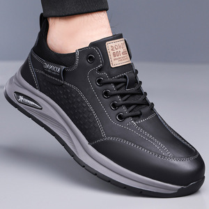 โคอินากรองเท้าผ้าใบหนังลำลองสำหรับบุรุษส้นเตี้ยระบายอากาศได้ดีรองเท้ากีฬาสำหรับสำนักงานขนาด 2 - Product Image 3