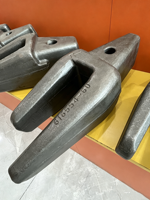 Adaptor Gigi Baja Paduan Harga Ekonomis 616554 60mm 70mm Tebal Mulut Miring Alas Gigi Bucket Excavator untuk 34-40Ton E345