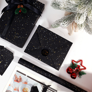 Custom 80g Luxury Hot Stamping Valentine's Day Birthday Party 43*300 cm <b>Christmas</b> Gift Packaging Cosmetic Box <b>Wrapping</b> <b>Paper</b> - Product Image 3