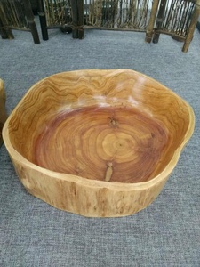 Venta al por mayor ensaladera tallada a mano y cuenco de fruta 5-9 pulgadas cuenco de madera natural para la decoración del hogar y la fiesta - Product Image 2