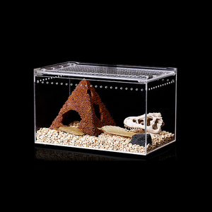Escape-Proof Easy to Install Waterproof Pet <strong>Cage</strong> Transparent Acrylic Reptile Box Display <strong>Cage</strong> - Product Image 6