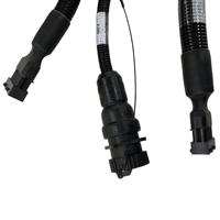 Kabel Konektor Elektronik ISOBUS Tembaga Murni PVC untuk Mesin, Perakitan Kabel Harness Otomotif, Berperingkat IP67, 110-240V