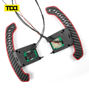 Palancas de cambio magnéticas de fibra de carbono TDD LED para volante Mustang GT Shelby - Product Image 6