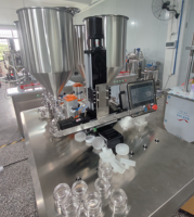 Machine de remplissage automatique de crème à motif de perles 3D pour flacons cosmétiques