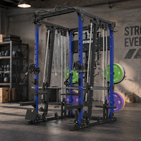 Zoshine Équipement de Gymnastique en Gros : Machine Smith Multifonction pour Exercices à Domicile, Appareil d'Entraînement Complet pour le Fitness