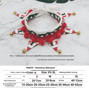 Sciarpe per gatti, Decorazioni per cani, Sciarpe, Campanelle di Natale, Animali domestici, Salviette per il festival di Natale, <span class=keywords><strong>Capodanno</strong></span> - Product Image 3