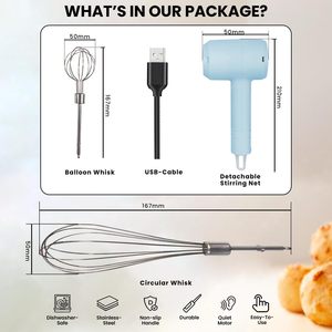 <span class=keywords><strong>Mini</strong></span> <span class=keywords><strong>mélangeur</strong></span> de pâte électrique portable <span class=keywords><strong>Kitchenaid</strong></span> rechargeable par USB pour hôtel domestique ou usage extérieur - Product Image 3