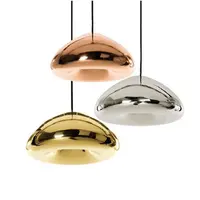 Glass Lamp Glass Glass Pendant Lamp Modern Design Decorative E27 Glass Pendant Light Gold Glass Hanging Lamp