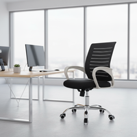 Chaise de bureau moderne en maille à dossier haut Chaises d'ordinateur rotatives ergonomiques à hauteur réglable Chaise de direction pivotante