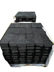 Vente en usine directement granit noir G684 nouvelle pierre de pavage ou de mur pour l'extérieur
