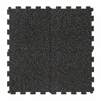Dalles de sol emboîtables en caoutchouc souple EPDM antidérapantes pour aires de jeux intérieures et extérieures, tapis de sol pour salle de sport avec absorption des chocs et imperméables