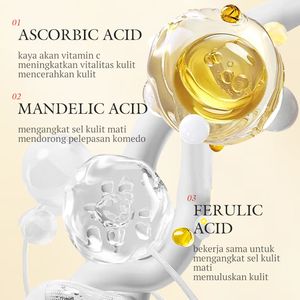 โทนเนอร์บำรุงผิวหน้ามีหลายกรดทำให้ขาวขึ้น130มล. ได้รับการรับรองจากบอม - Product Image 4