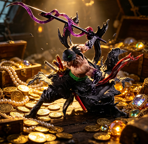Figura de PVC de OP Zoro con Doble Cabeza, Modelo de Anime, Juguete y Decoración, Regalo, Venta al Por Mayor - Product Image 3